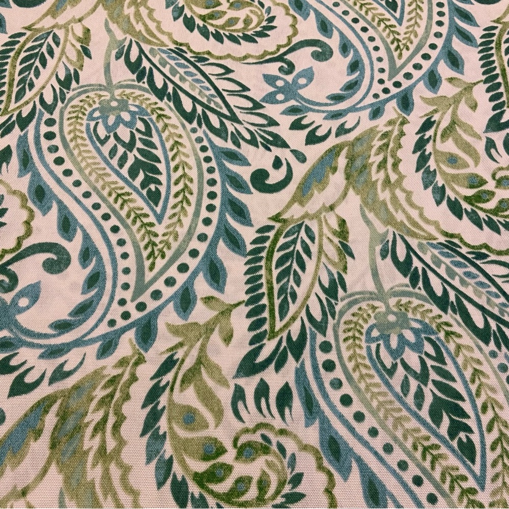 By the Yard- Richloom© Solarium© Algura Teal Outdoor Fabric - BY THE YARD